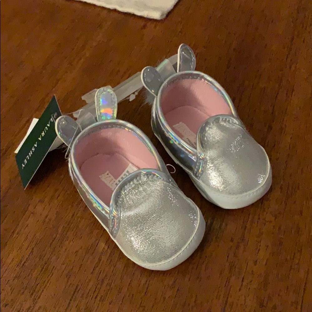 Laura Ashley shiny and fun size 1 shoes- NWT.